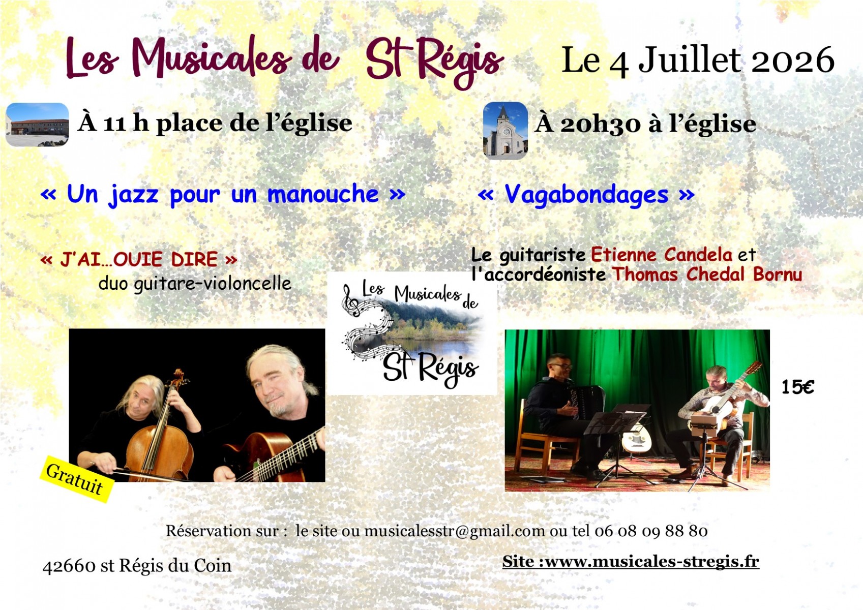 Les Musicales de St Régis 2026